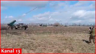 Ukrainian Grads open intense fire at Russian positions