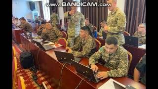 Американские военные советники обучают Казахстанских военнослужащих