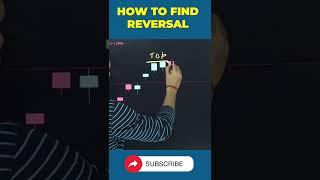 HOW TO FIND REVERSAL #shorts #youtubeshorts  #stockmarket #sharemarket #nifty #banknifty #intraday
