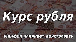 Курс рубля: Минфин РФ начинает действовать. Падение рынка США.