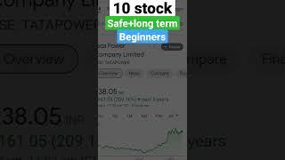 10 stock for beginners//safe stock for long term investment//stock for long term investment#shorts
