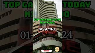 Top gainers today| April 1 | Share Market| Gainers | profit| stocks | investment| investing