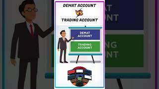 Difference Between Demat Account and Trading Account | #shorts
