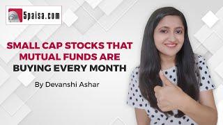 5 Small Cap Stocks that Mutual Funds are buying every month #shorts #smallcapstocks #mutualfunds