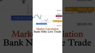Market Calculation | Bank Nifty Live Trade | Intraday Trading Live |  #shorts #banknifty #intraday