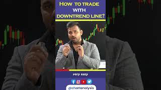 Down Trend Line trading Strategy with Price Action #shorts #youtubeshorts