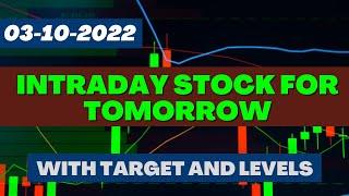 03-10-2022 | Intraday Stocks | Hindustan Petroleum | Stocks for Monday | Market Prediction | #shorts