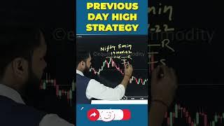HOW TO TRADE USING PREVIOUS DAYHIGH #shorts #youtubeshorts #stockmarket #sharemarket #nifty #trading