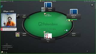 Покер онлайн на реальные деньги ПОКЕРДОМ 99 vs AK  олинь
