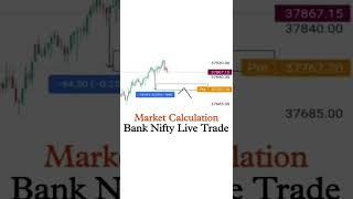 Advance Market Calculation | Bank Nifty Live Trade | Intraday Trading Live |  #shorts #banknifty